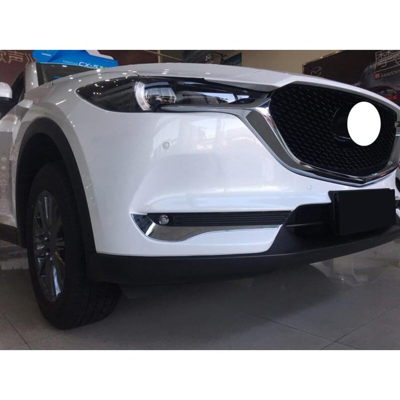 Beautost بيوتوست لمازدا CX-5 CX5 2017 2018 2019 2020 2021 غطاء إطار مصابيح الضباب الأمامية من الكروم - Image 2
